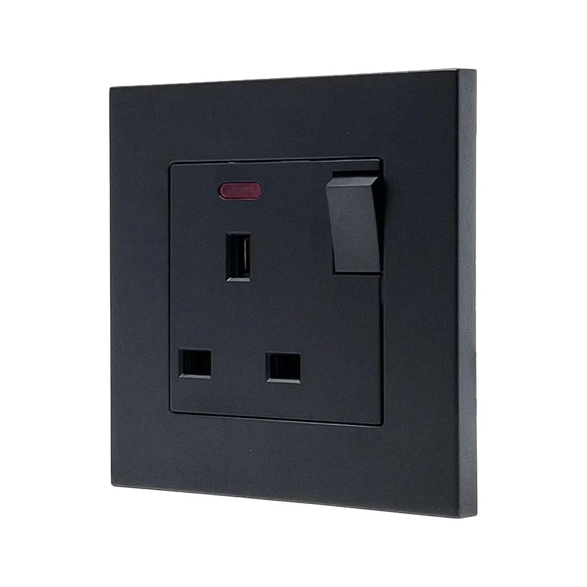 13A 1-Gang Switched Socket | Ledison Square Profile