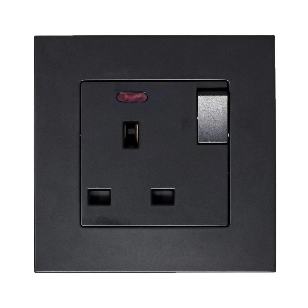 13A 1-Gang Switched Socket | Ledison Square Profile