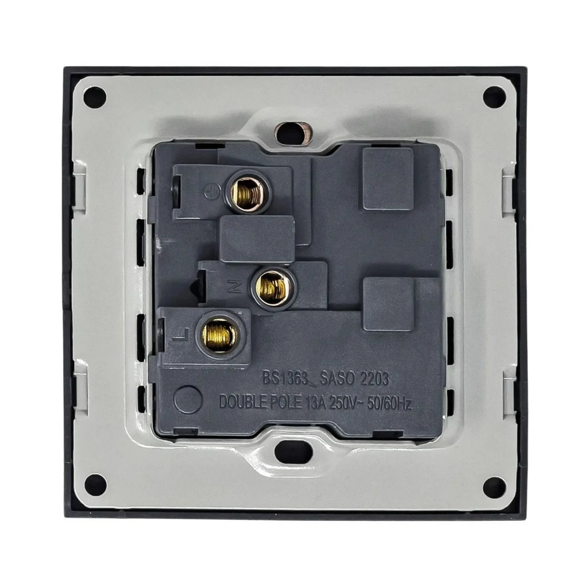 13A 1-Gang Switched Socket | Ledison Square Profile