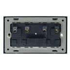 13A 2-Gang Switched Socket with USB Type A | Ledison