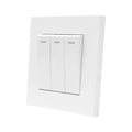 16AX 3-Gang 2-Way Light Switch White | Ledison