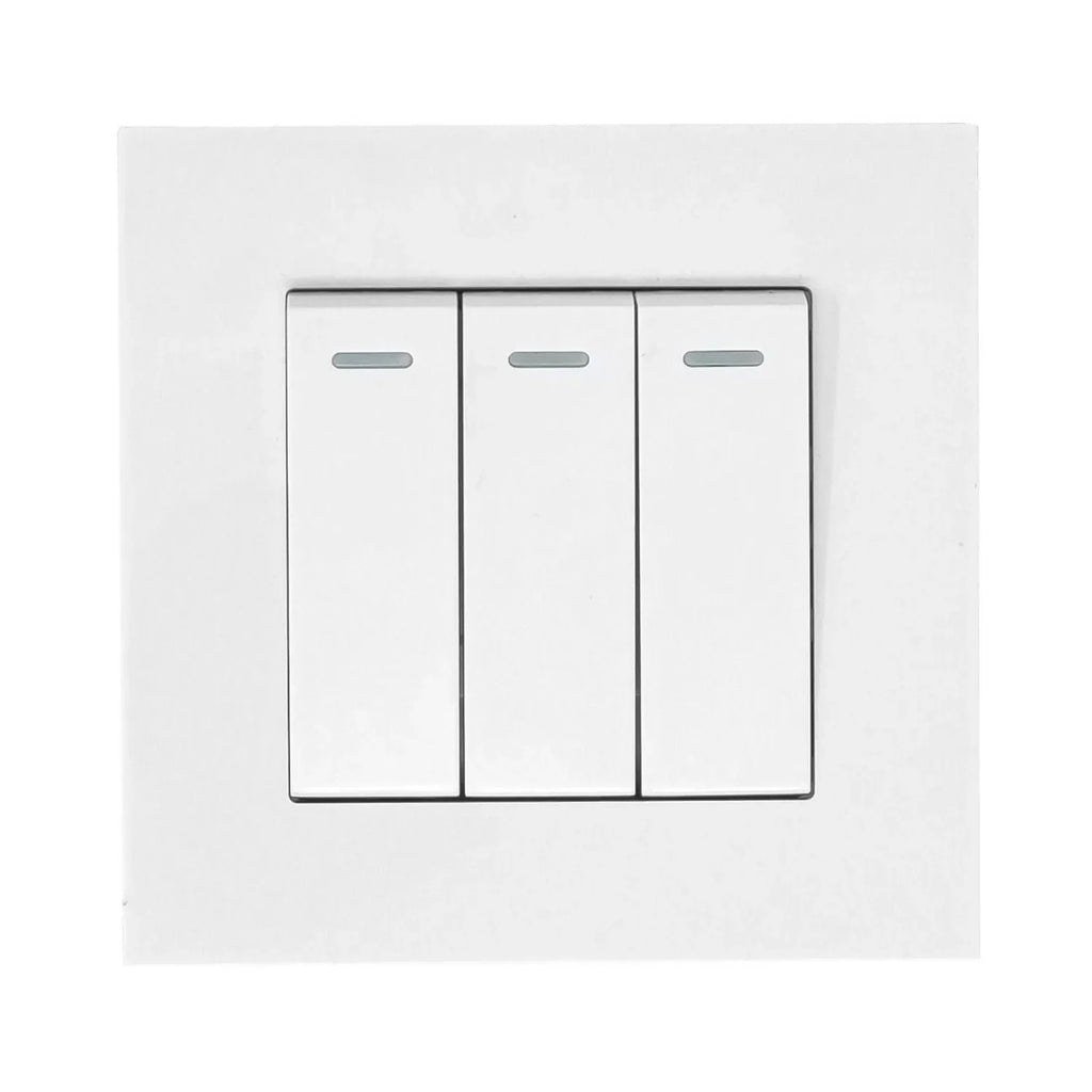 16AX 3-Gang 2-Way Light Switch White | Ledison