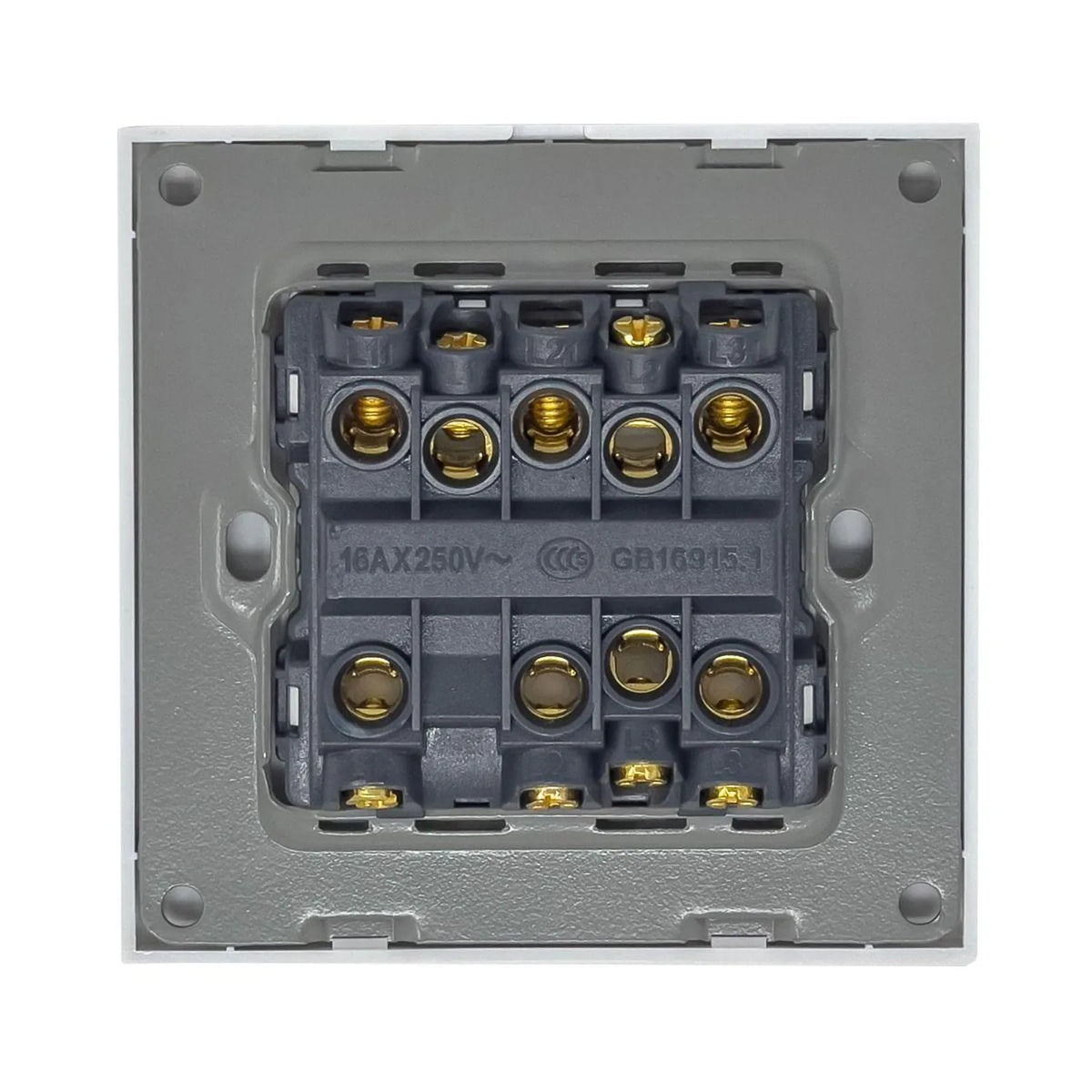 16AX 3-Gang 2-Way Light Switch White | Ledison