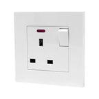 13A 1-Gang Switched Socket White | Ledison