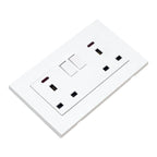 13A 2 Gang Switched Socket White | Ledison