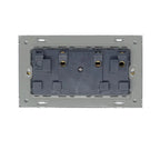13A 2 Gang Switched Socket White | Ledison