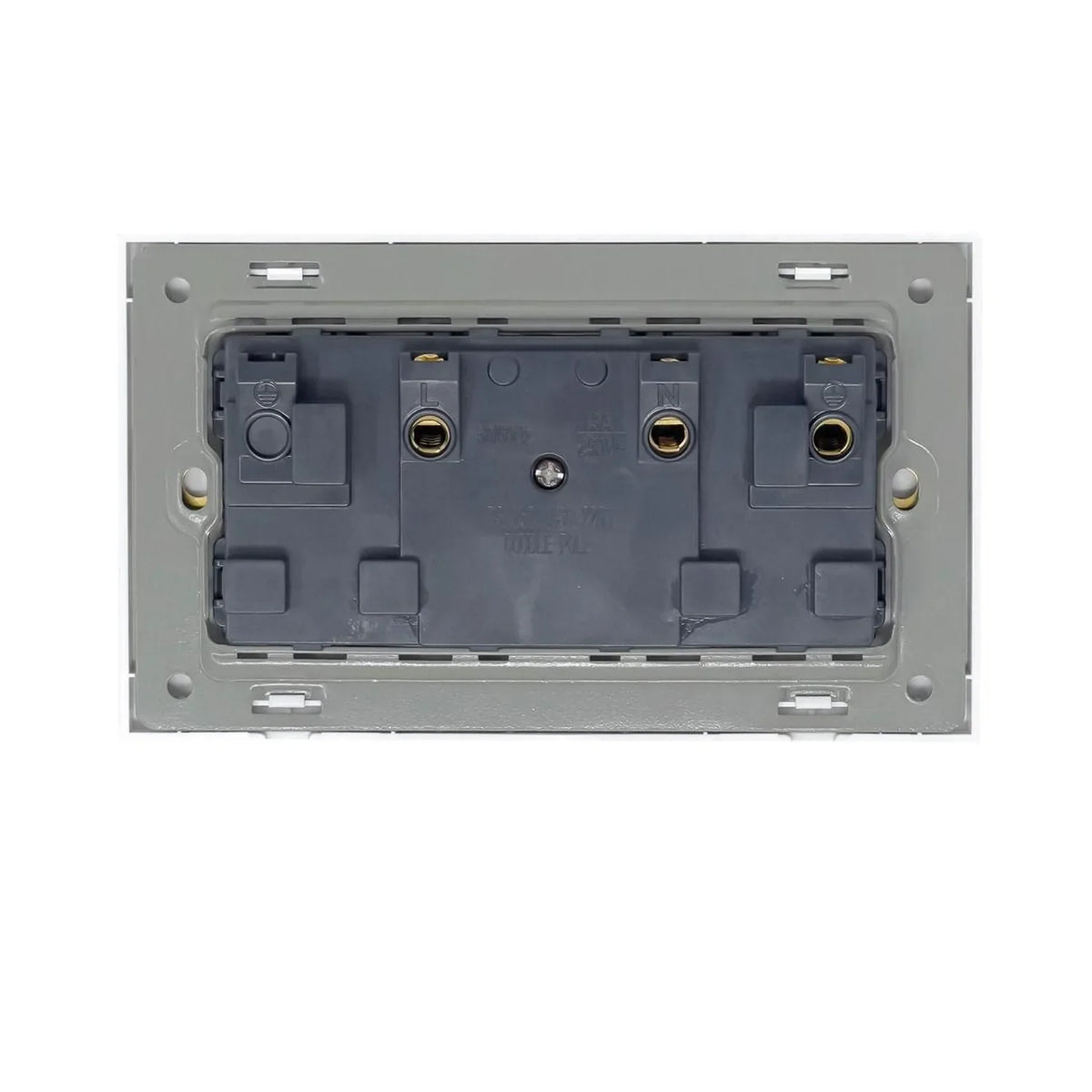 13A 2 Gang Switched Socket White | Ledison