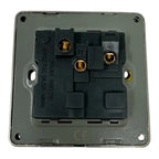 13A Single Switched Socket Brushed Gold | Ledison