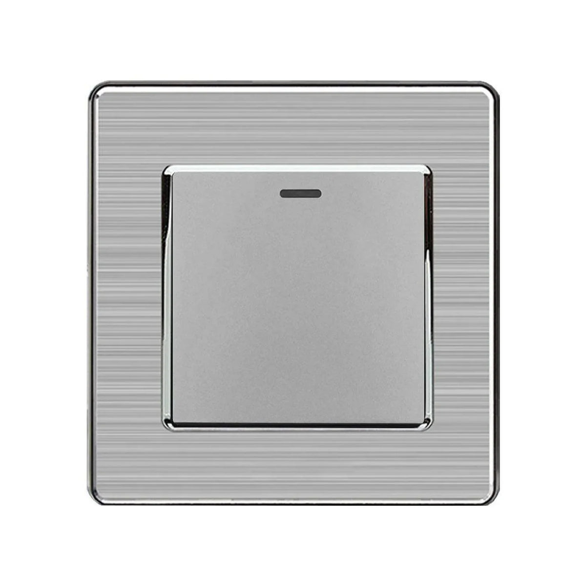 16AX 1-Gang 2-Way Light Switch Brushed Stainless Steel | Ledison
