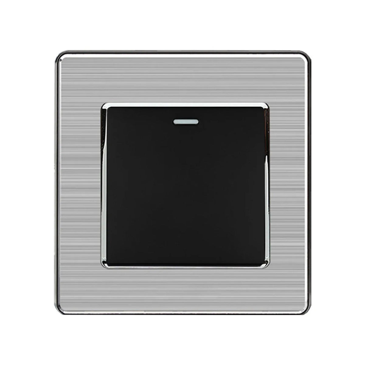 16AX 1-Gang 2-Way Light Switch Brushed Steel | Ledison