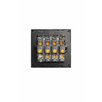 16AX 2-Gang 3-Way Light Switch Tempered Glass | Ledison Black