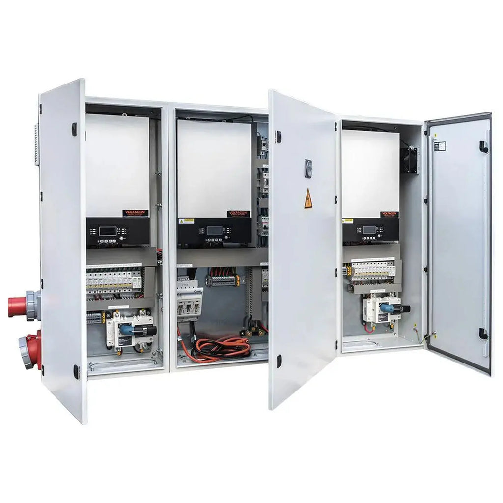 Triple Silent Off-Grid Power Cabinet 15kW/24kW | Conversol MAX