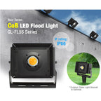 55W LED Flood Light IP66 5900-6600lm Outdoor | Ledison