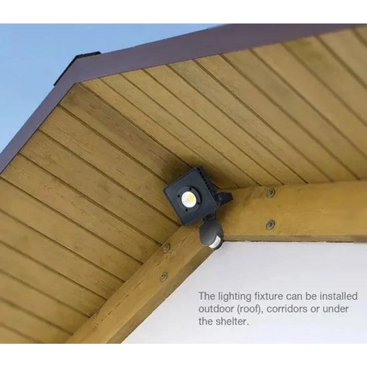 15W LED Security Floodlight IP54 PIR Sensor | Ledison NAVI-Flood