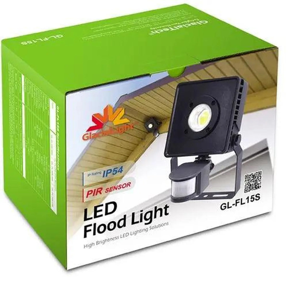 15W LED Security Floodlight IP54 PIR Sensor | Ledison NAVI-Flood
