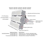 600W LED Flood Light for Tennis Court IP65 102,000lm | Athled