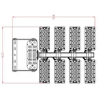 960W LED Flood Light 168,400lm IP66 | Athled T500 Ultra