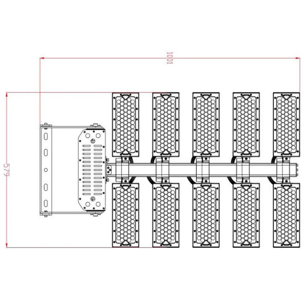 1200W LED Flood Light for Football Field IP66 210,000lm | Athled