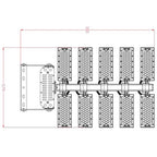 1200W LED Flood Light for Football Field IP66 210,000lm | Athled