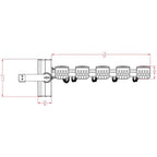 1200W LED Flood Light for Football Field IP66 210,000lm | Athled