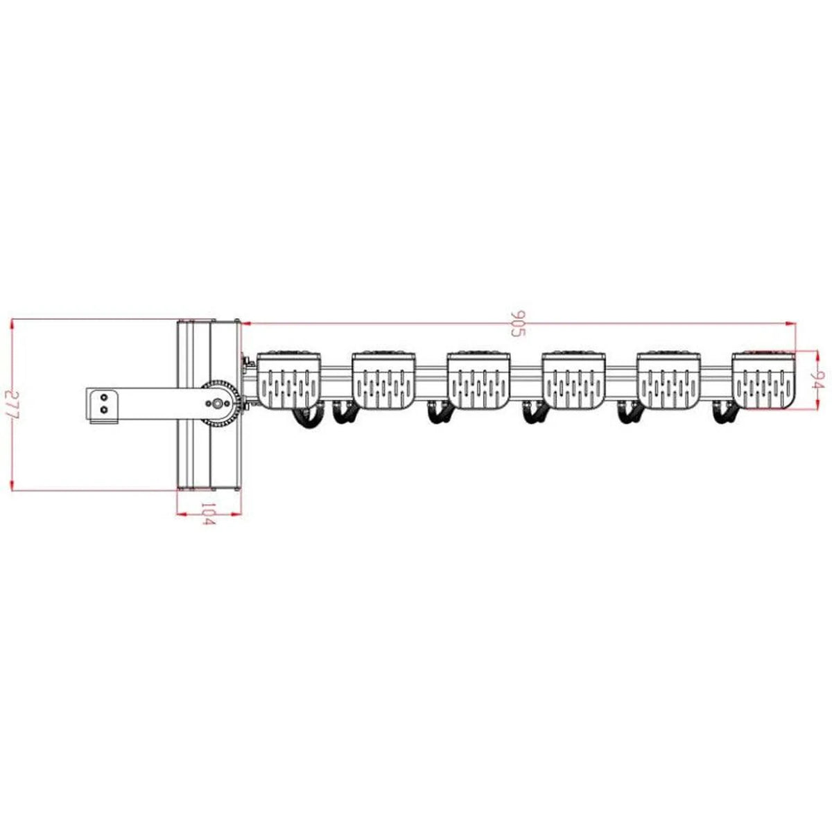 1440W LED Flood Light for Stadiums IP66 252,000lm | Athled