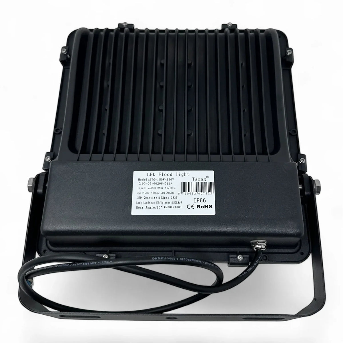 150W LED Floodlight IP66 4000K 90° | Ledison Philips Driver