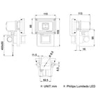 PICO 10W LED Flood Light IP66 1100lm | Ledison