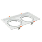 AR111 Twin Fixture Housing Without Lamp G53 GU10 | Ledison Vega