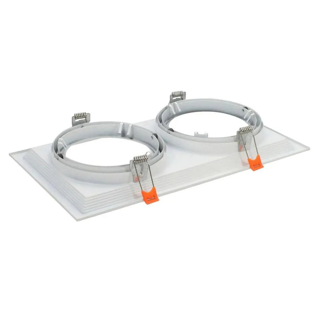 AR111 Twin Fixture Housing Without Lamp G53 GU10 | Ledison Vega