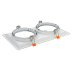 AR111 Twin Fixture Housing Without Lamp G53 GU10 | Ledison Vega