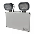 LED Twin Emergency Spotlight IP65 2x3W Self Test | Knightsbridge EMTWINST