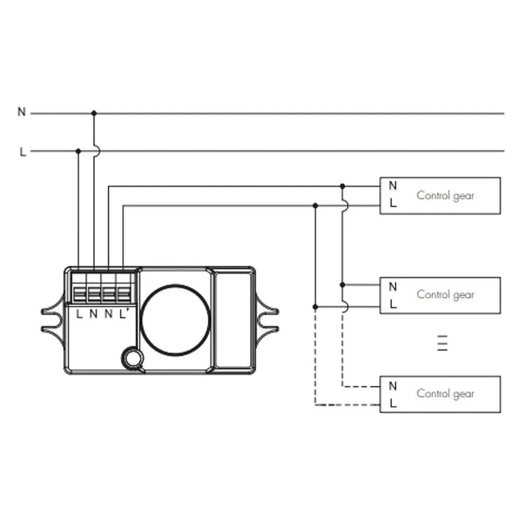 Hytronik Microwave Motion Sensor HC005/BT | Bluetooth Control 400W