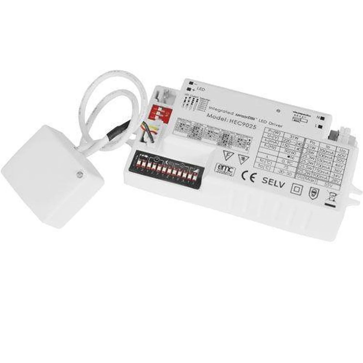 SensorDIM LED Driver 25W with Microwave Sensor | Hytronik HEC9025