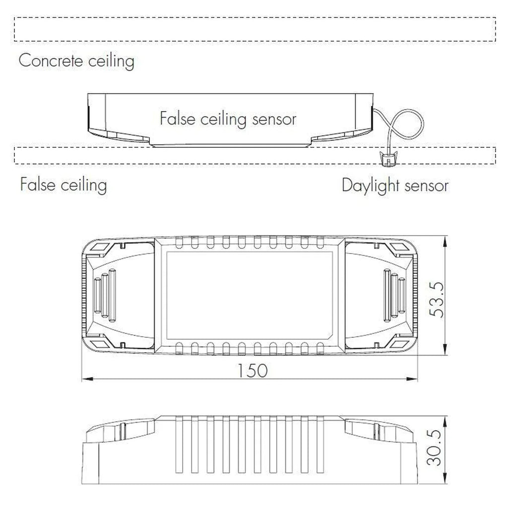 Hytronik HC009S/EXT Microwave Sensor | False Ceiling