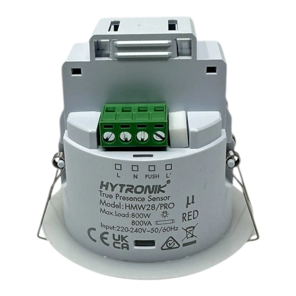 Microwave Motion Sensor Ceiling Switch 360f IP20 | Hytronik HMW28