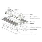 ZEUS Linear LED High Bay 240W 36000lm Tri Colour 1-10V Dimmable