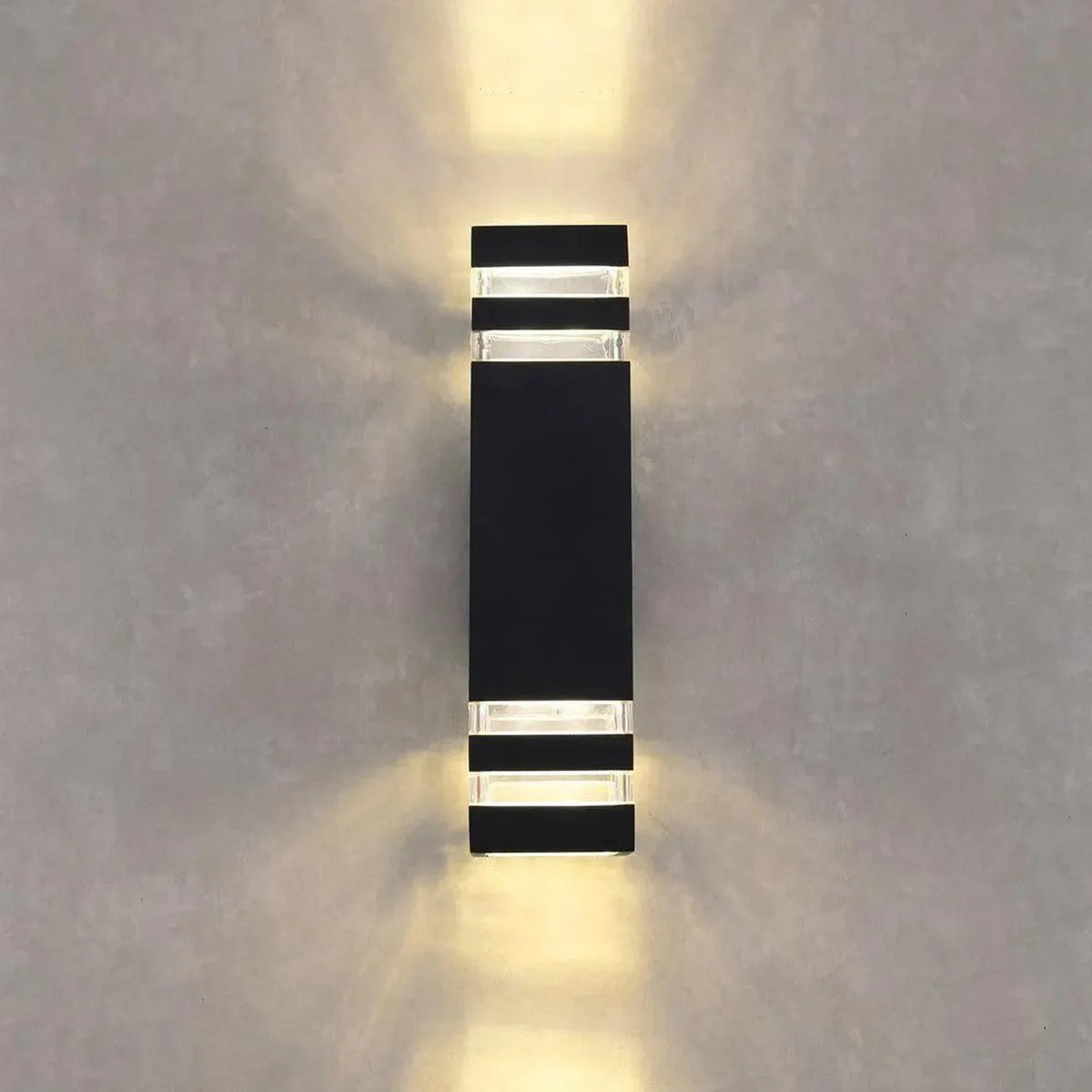 LED Outdoor Up Down Wall Light 8W IP54 Natural White | Ledison