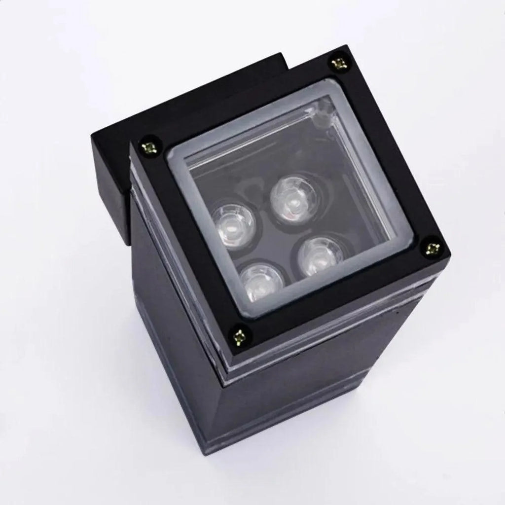 LED Outdoor Up Down Wall Light 8W IP54 Natural White | Ledison