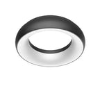 Uranus Round LED Suspended Pendant Light 25W Dimmable Black