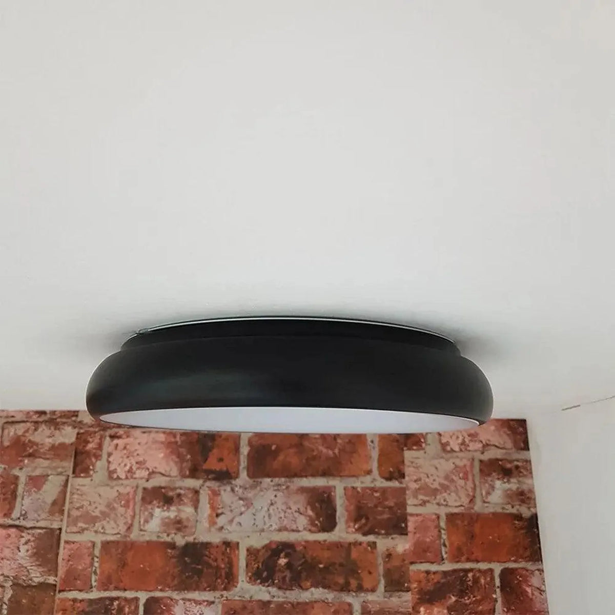 35W Circular LED Ceiling Light 3500lm Grey & Black | Uranus