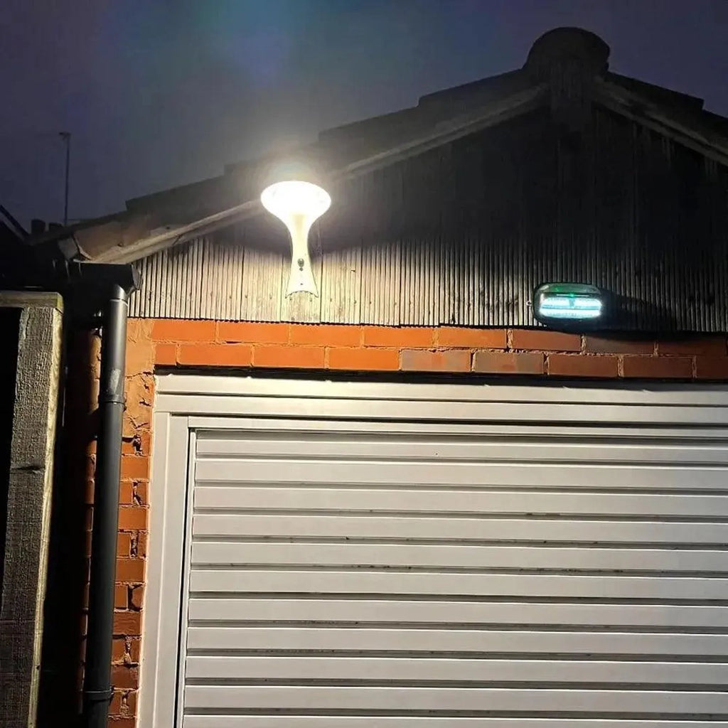4W LED Solar Wall Light PIR Motion Sensor Warm White | Ledison Tucano