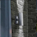 Stainless Steel Outdoor Wall Light IP65 Twin Pack | Paradise