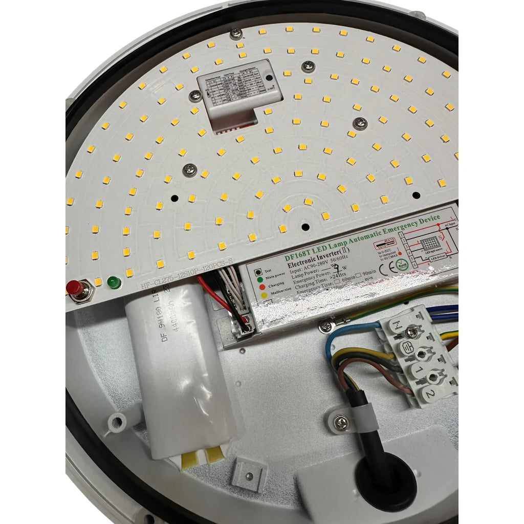 LED Eyelid Wall Light 15W Outdoor Sensor White | Voltaled