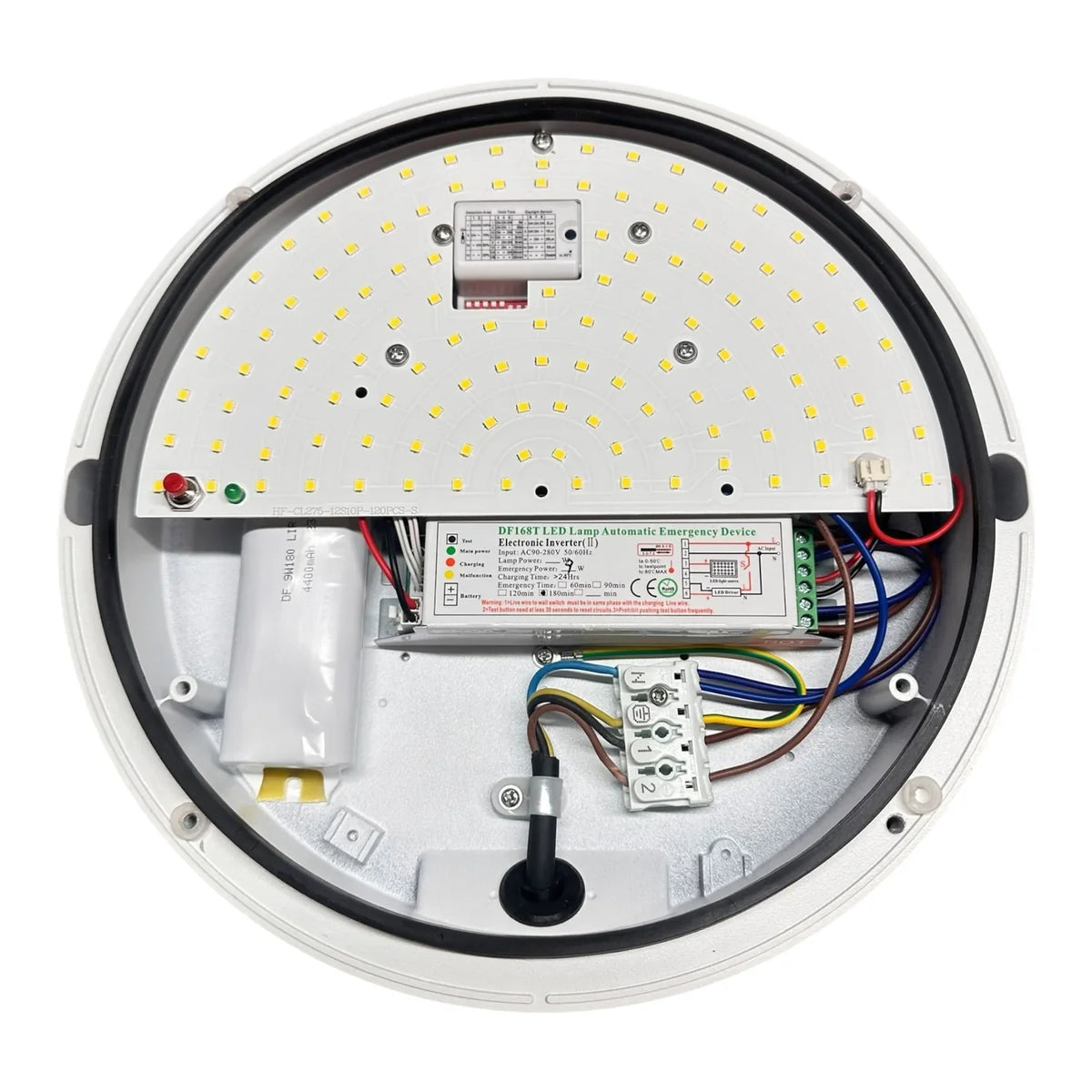 LED Eyelid Wall Light 15W Outdoor Sensor White | Voltaled