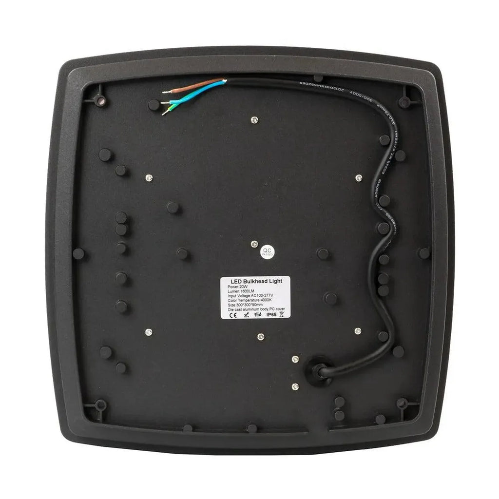 Pluto 15W Outdoor LED Wall Light IP65 1500lm 4000K | Ledison