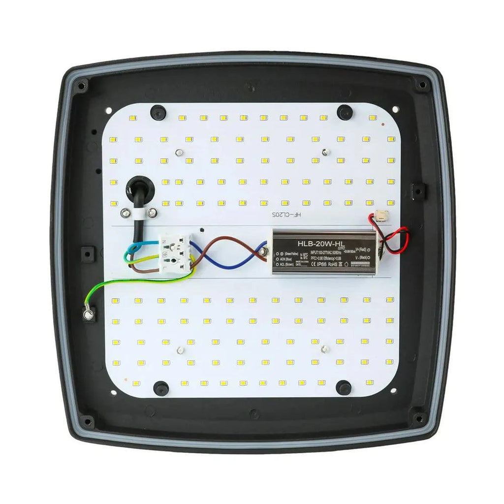 Pluto 15W Outdoor LED Wall Light IP65 1500lm 4000K | Ledison