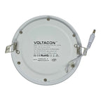 12W LED Round Panel Light 170mm Slim Recessed Downlight | Ledison