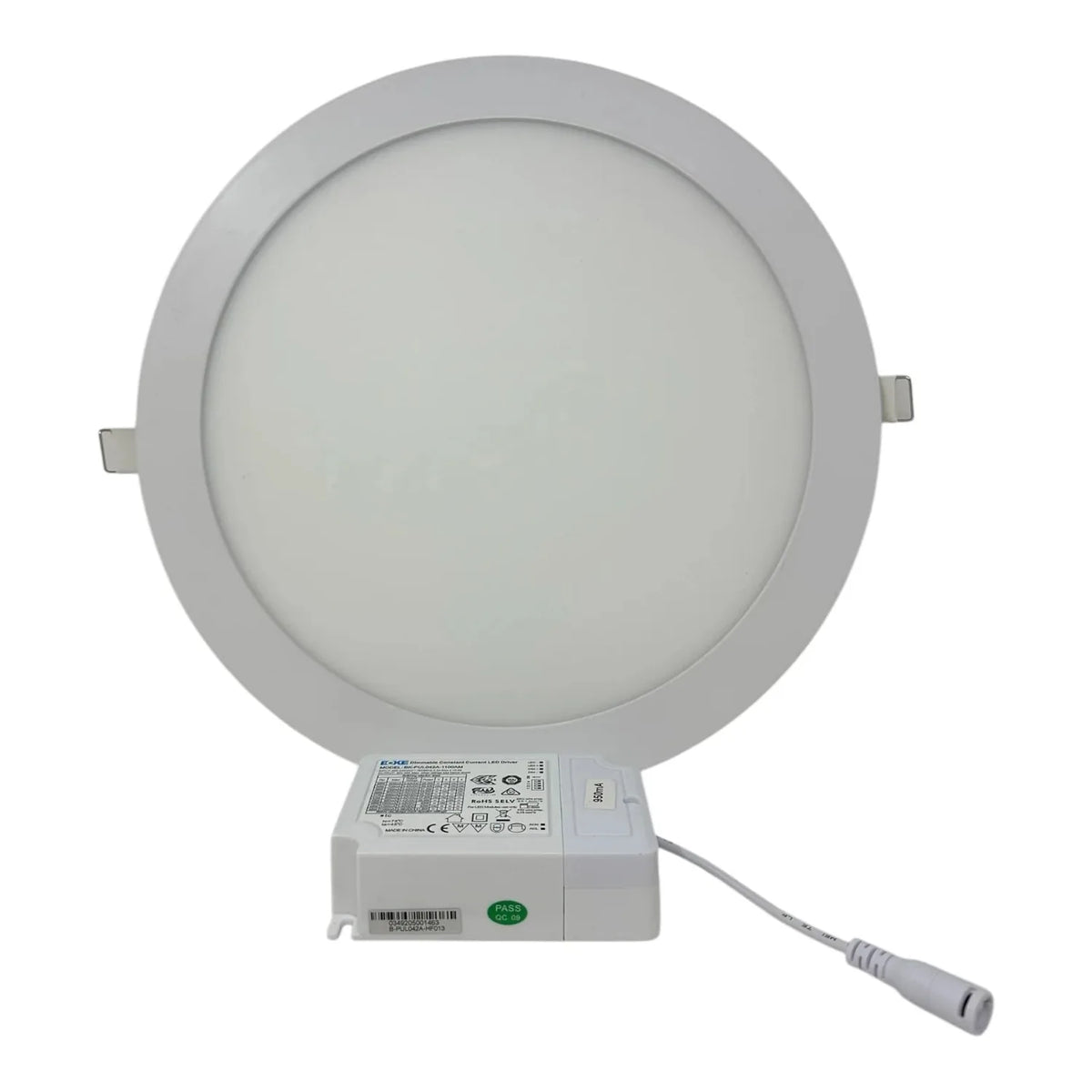 22W LED Round Recessed Ceiling Panel Light 4000K Dimmable | Ledison