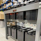 14.4kWh 48V GEL Battery Bank on Steel Racks | Voltacon