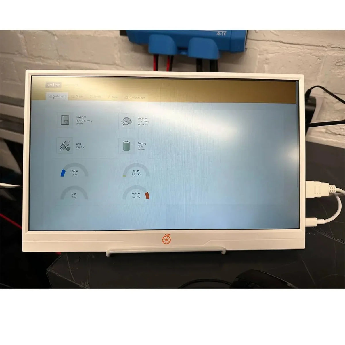 14'' 1080P IPS Portable Monitor HDMI USB-C | Solar Assistant Display